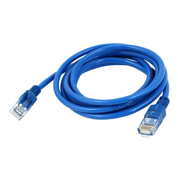 5M 16Ft RJ45 8P8C Male to Male Adapter M/M CCA CAT5E LAN Ethernet Network Cable Blue Line Cable 5M 16Ft RJ45 8P8C Male to Male Adapter M/M CCA CAT5E LAN Ethernet Network Cable Blue Line Cable
